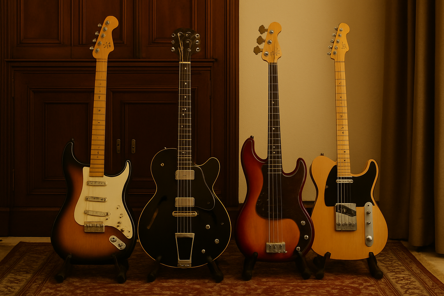 Guitarras y bajo